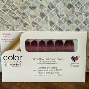 Color Street Shimmering Purple Nail Strips